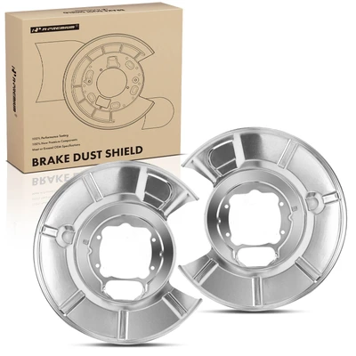 2 Pcs Rear Brake Dust Shield