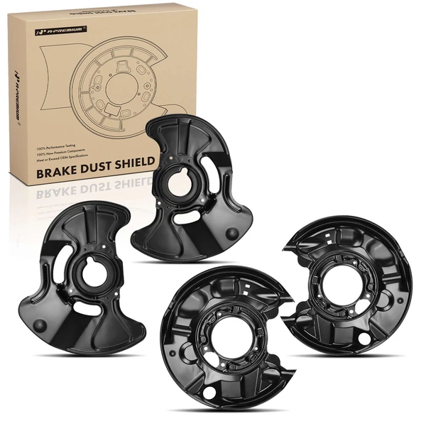 4 Pcs Front & Rear Brake Dust Shield for 2006-2007 Mercedes-Benz C350