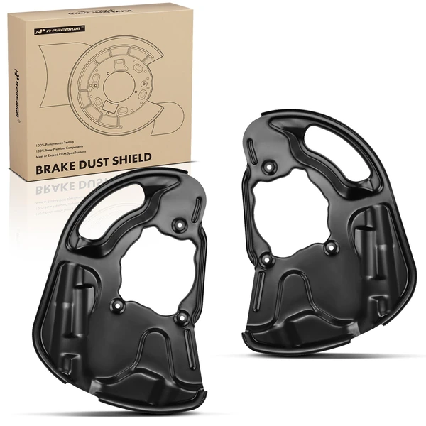 2 Pcs Rear Brake Dust Shield for Mercedes-Benz S350 CL55 AMG CL600
