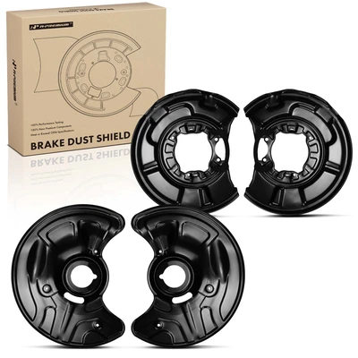 4 Pcs Front & Rear Brake Dust Shield