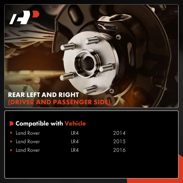 2 Pcs Brake Dust Shield for Land Rover LR4 2014-2016