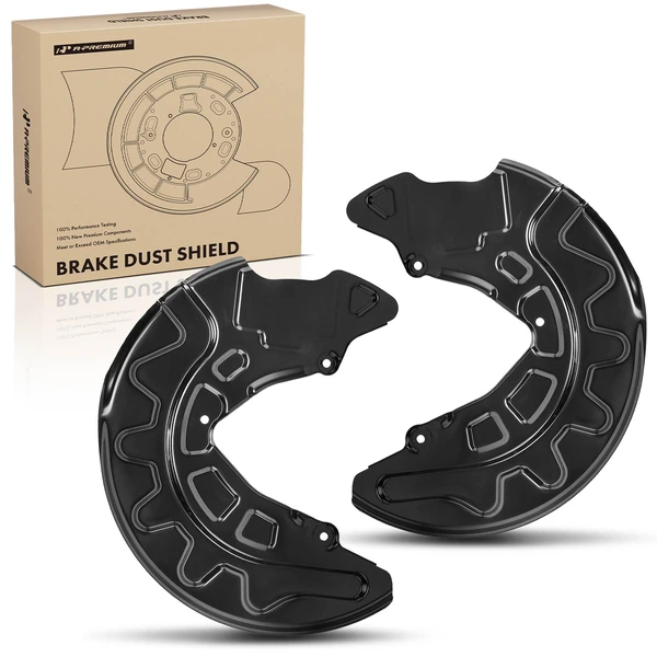 2 Pcs Front Brake Dust Shield for 2016-2018 Audi A3 Sportback e-tron