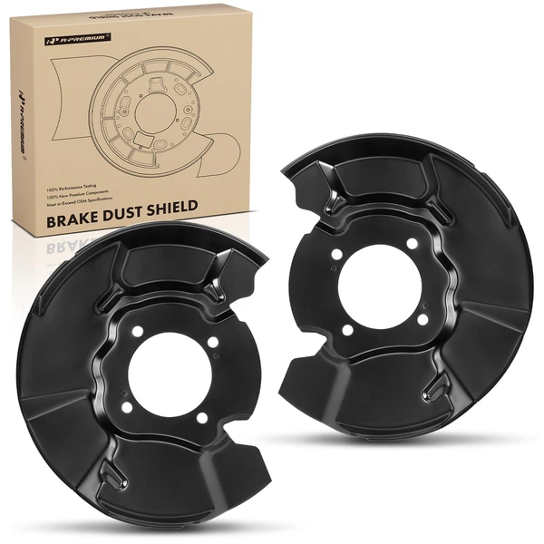 2 Pcs Front Brake Dust Shield for 2003-2009 Lexus GX470