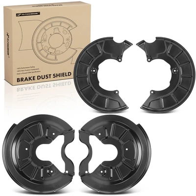 4 Pcs Front & Rear Brake Dust Shield