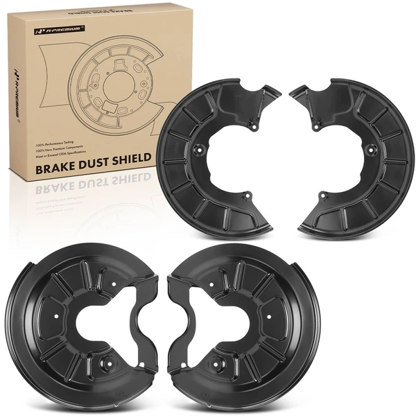 4 Pcs Front & Rear Brake Dust Shield for 2009-2013 Audi A3