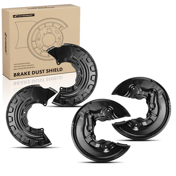4 Pcs Front & Rear Brake Dust Shield for 2006-2010 Volkswagen Passat