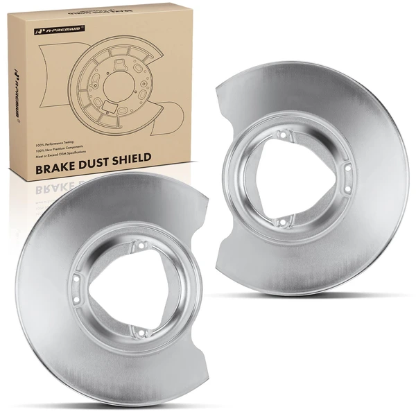 2 Pcs Front Brake Dust Shield for 2017-2023 Tesla 3