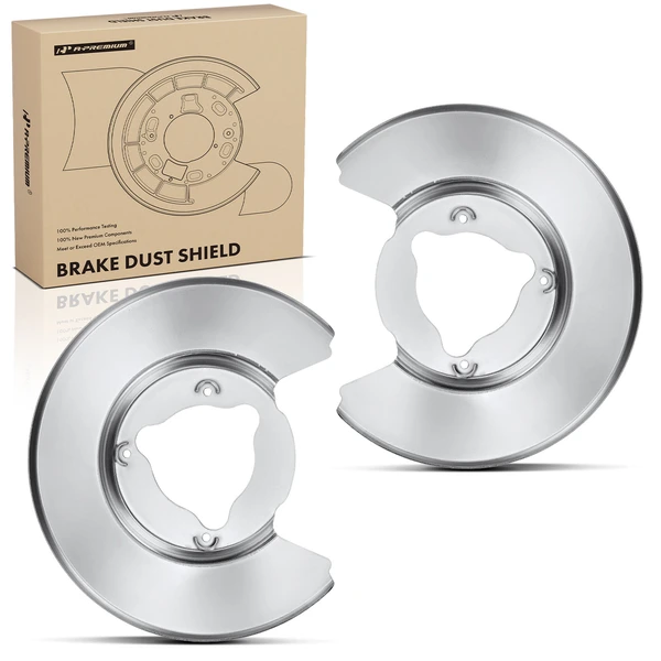 2 Pcs Rear Brake Dust Shield for 2017-2023 Tesla 3