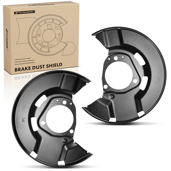 2 Pcs Front Brake Dust Shield for 2014-2015 Chevrolet Cruze