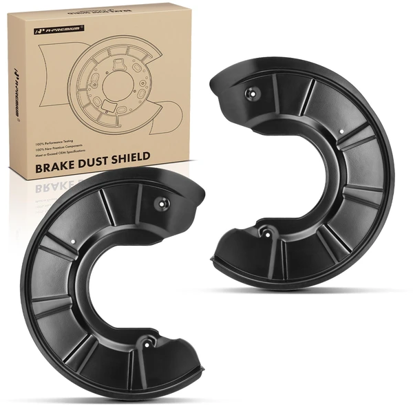 2 Pcs Front Brake Dust Shield for 2012-2021 Tesla S