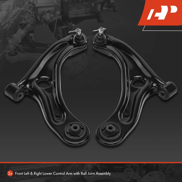 2-Pc Control Arm and Ball Joint Kit, Front Driver & Passenger Lower with Ball Joint A-Premium APCA7181