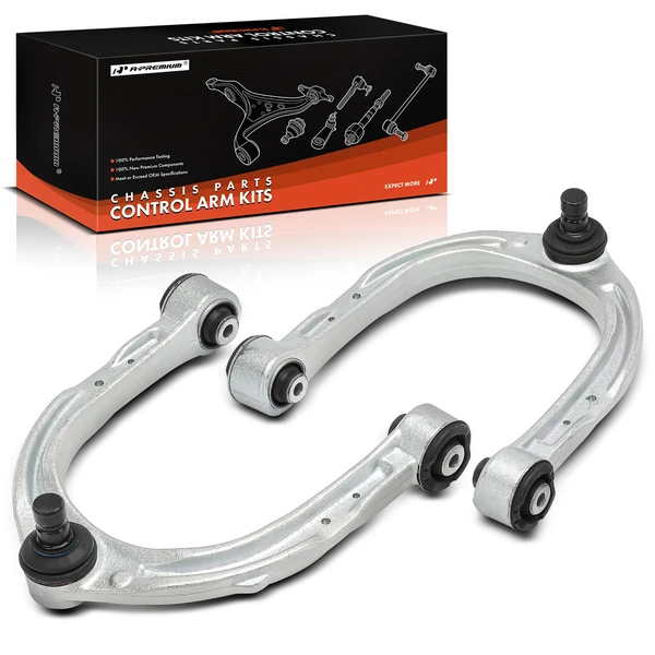 2016-2023 BMW 740i 2-Pc Control Arm and Ball Joint Kit, Front Driver & Passenger Upper with Ball Joint A-Premium APCA7214