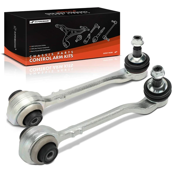 2018-2021 BMW X3 2-Pc Control Arm and Ball Joint Kit, Front Driver & Passenger Lower Rearward with Ball Joint A-Premium APCA7229