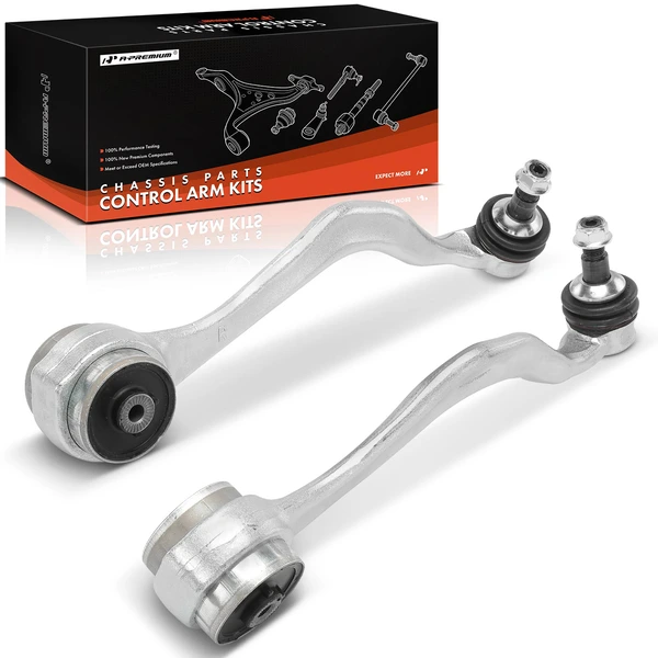 2018-2021 BMW X3 2-Pc Control Arm and Ball Joint Kit, Front Driver & Passenger Lower Forward with Ball Joint A-Premium APCA7233