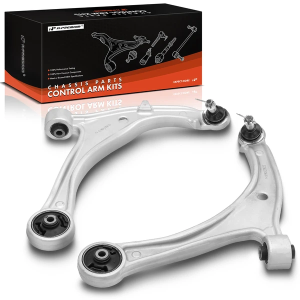 2014-2017 Honda Odyssey 2-Pc Control Arm and Ball Joint Kit, Front Driver & Passenger Lower with Ball Joint A-Premium APCA6381