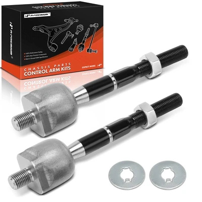 2 Pcs Front Inner Steering Tie Rod Ends