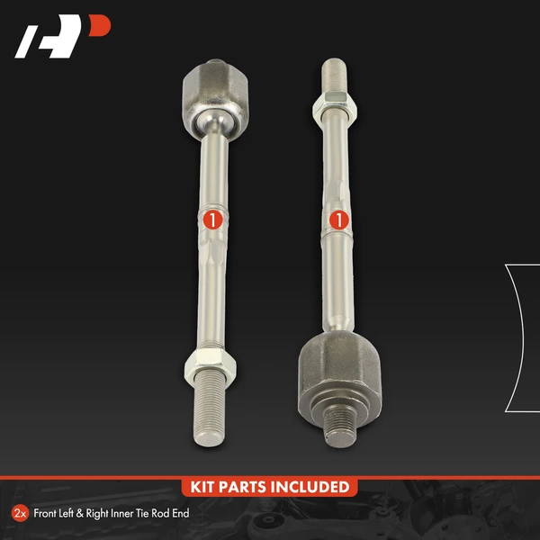 2 Pcs Front Inner Tie Rod Ends for Mercedes-Benz GL350 GL450 GL63 AMG 13-16 ML250