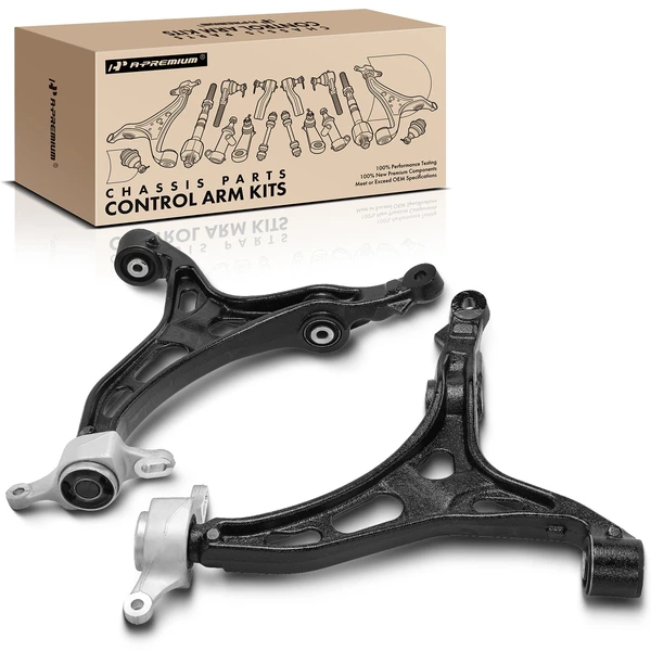 2011-2015 Jeep Grand Cherokee 2-Pc Control Arm, Front Driver & Passenger Lower A-Premium APCA6403