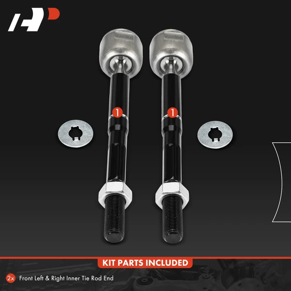 2 Pcs Front Inner Steering Tie Rod Ends for Kia Sorento 2016-2020