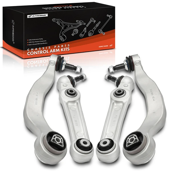 4-Pc Control Arm and Ball Joint Kit, Front Lower with Ball Joint A-Premium APCA7282
