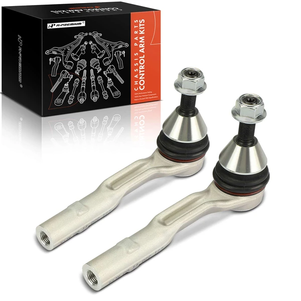 2 Pcs Front Outer Tie Rod Ends for Mercedes-Benz SL400 450 550 SL63 AMG