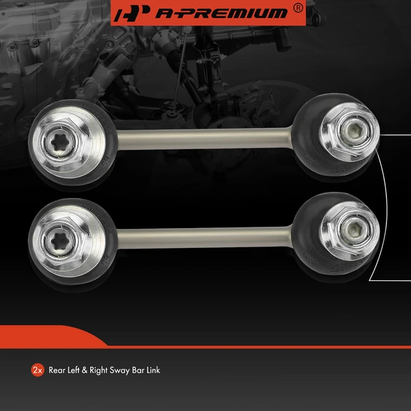 Sway Bar Link, Rear Driver & Passenger, A-Premium APCA7054