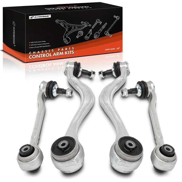 4-Pc Control Arm and Ball Joint Kit, Front Lower with Ball Joint A-Premium APCA7283