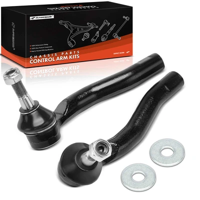 2 Pcs Front Outer Tie Rod Ends