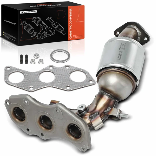 2007-2010 Toyota Sienna 1-PC Catalytic Converter Front Right Passenger Side Fit Federal Emissions A-Premium APCCT573