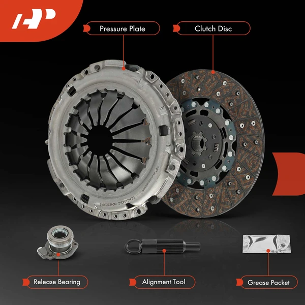 Transmission Clutch Kit with Clutch Slave Cylinder for Saab 9-3 2008-2011 9-3X
