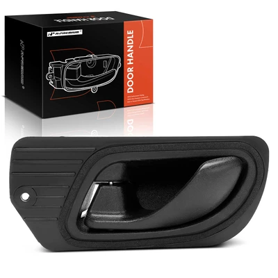 Front Driver Black Texture Interior Door Handle