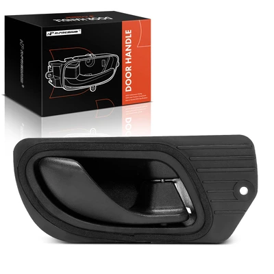 Front Passenger Black Texture Interior Door Handle