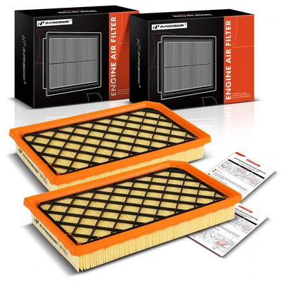 2 Pcs Engine Air Filter