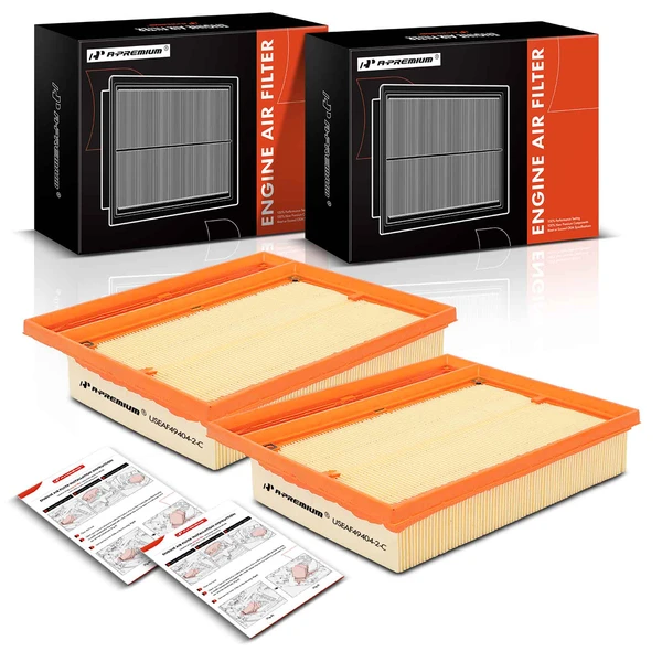 2 Pcs Engine Air Filter for 2003 2005 Maybach 57