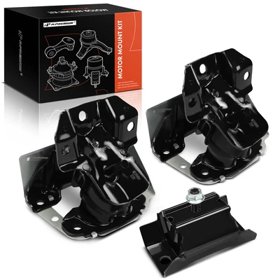 3 Pcs Engine Motor & Transmission Mount