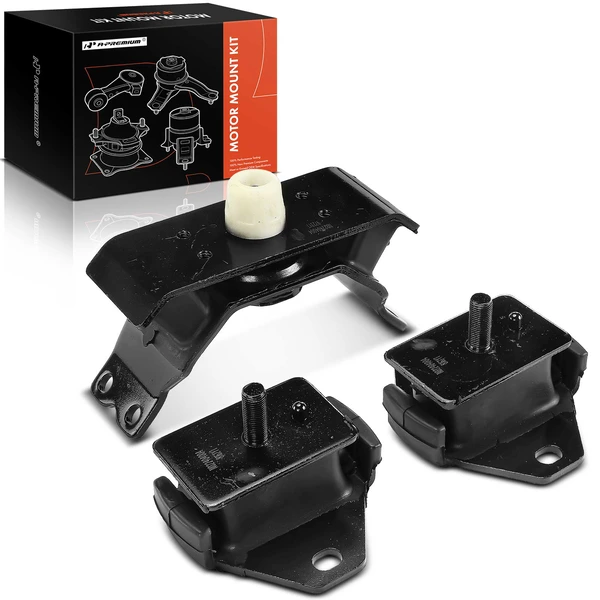 2011-2015 Toyota Tacoma 3-Pc Engine Mount and Transmission Mount Kit Front & Rear A-Premium APEM1460
