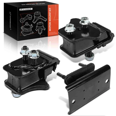 3 Pcs Engine Motor & Transmission Mount