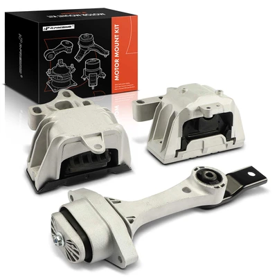 3 Pcs Engine Motor & Torque Strut & Automatic Transmission Mount