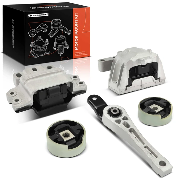 2007-2010 Volkswagen Jetta 5-Pc Engine Mount and Transmission Mount Kit Left & Right & Rear A-Premium APEM1496