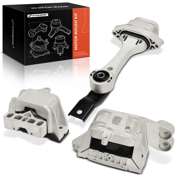 2006-2010 Volkswagen Beetle 3-Pc Engine Mount and Transmission Mount Kit Left & Right & Rear A-Premium APEM1501