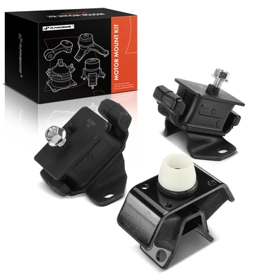 3 Pcs Engine Motor & Transmission Mount