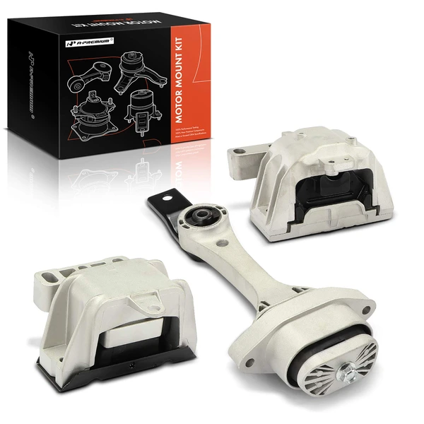 1999-2006 Volkswagen Golf 3-Pc Engine Mount and Transmission Mount Kit Left & Right & Rear A-Premium APEM1488
