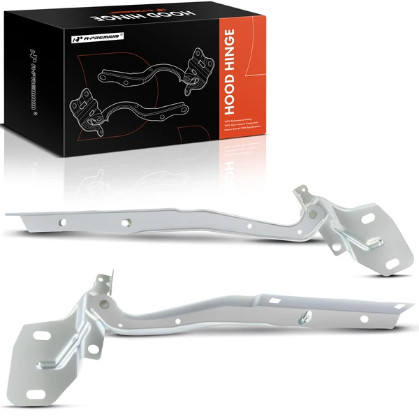 2 Pcs Front Driver & Passenger Hood Hinge for 2003-2009 Dodge Ram 3500