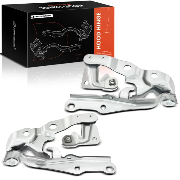 2 Pcs Front Driver & Passenger Hood Hinge for Toyota Camry 2007-2011