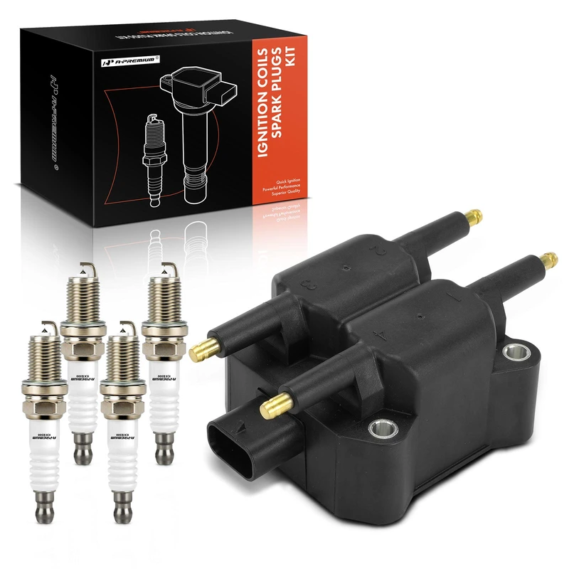 A-Premium  ignition coil &  spark plug kit for 1996 Plymouth Neon 2.0L l4