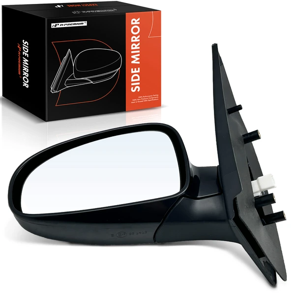 2009-2011 Chevrolet Aveo5 Left Driver Side Mirror, Powered, with Heated, Smooth Black A-Premium APMI1128TW
