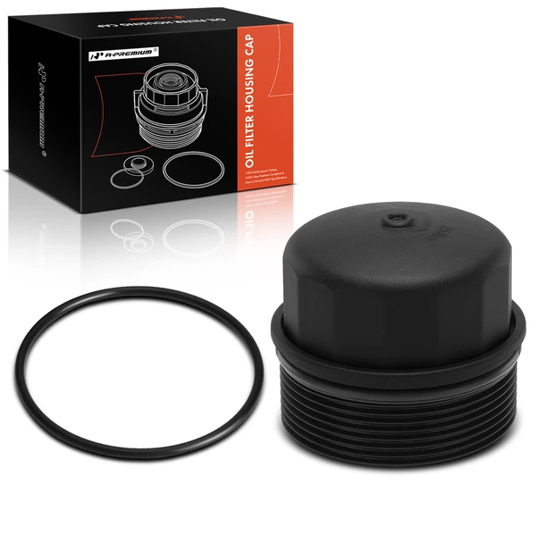 Engine Oil Filter Housing Cover Cap for 1990-1993 Mercedes-Benz 300CE