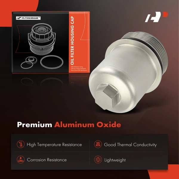 Engine Oil Filter Housing Cover Cap for Audi A3 S3 Volkswagen Beetle CC Eos Golf