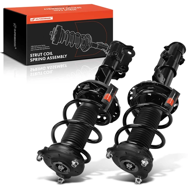 2-Pc Strut and Coil Spring Assembly Set Front Driver & Passenger A-Premium APSA1826