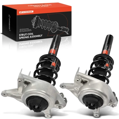 2 Pcs Front Complete Strut & Coil Spring Assembly